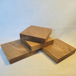 Oak coasters