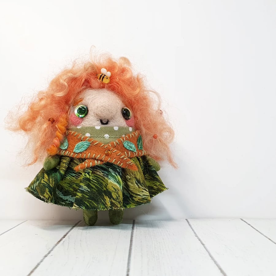 Wild Welsh Woman Art Doll