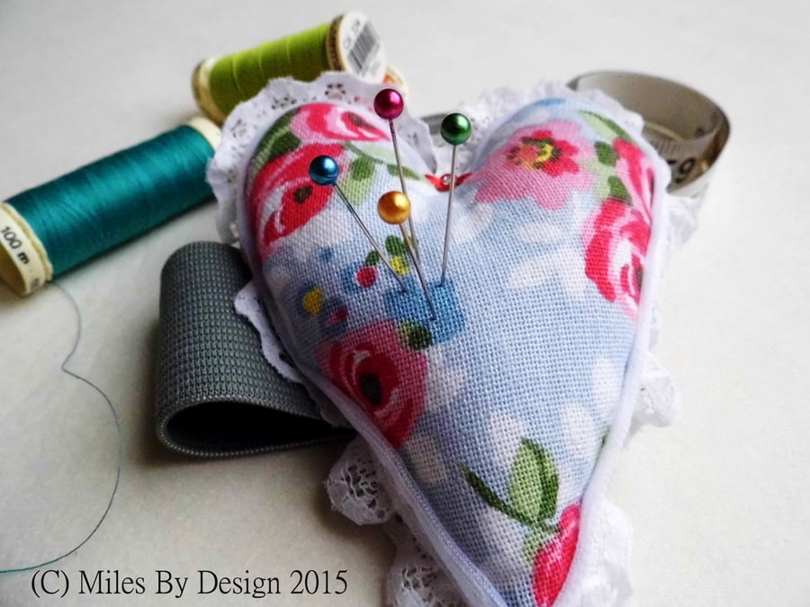 Floral Wrist Pin Cushion