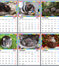 2027 Calendar Rats A4 Size Wall Hanging  - Image 2