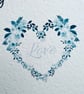 You re in our hearts customisable greeting card for Nanny or female relatives, f - Image 2