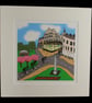 Harrogate cyclists print - inspired by Tour de Yorkshire - France - Image 1