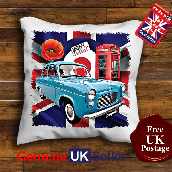 Ford Popular Cushion Cover, Choose Your Size