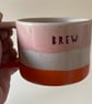 Orange and pink Brew cup - Image 7