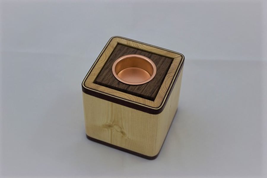 Wooden Tea Light Box