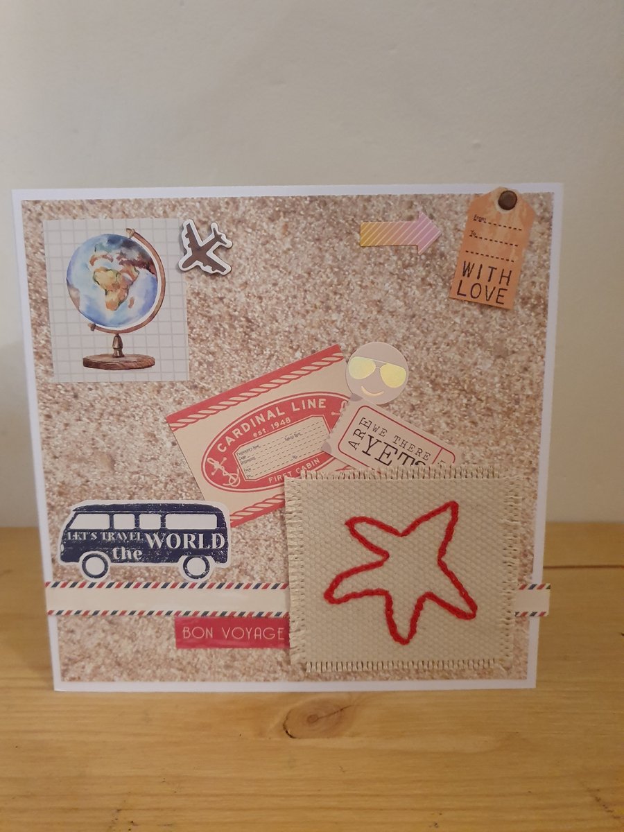 Bon Voyage Greetings Card