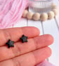 Black & Glitter Star Stud Earrings, Celestial Jewellery, Accessories & Gift - Image 6