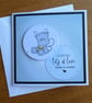 Rhinoceros Dressed as a Bee Birthday Card - Image 1