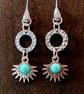 Sun Ray Charm Earrings
