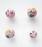 Pink 4cm door knobs, hand painted and flower decoupaged, 3 in total  - Image 7