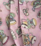 Tea Room - Tea Cup Print Tote Bag by Carolee Crafts PB3 - 0017 - Image 2
