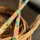 Floral dinner tapper candle