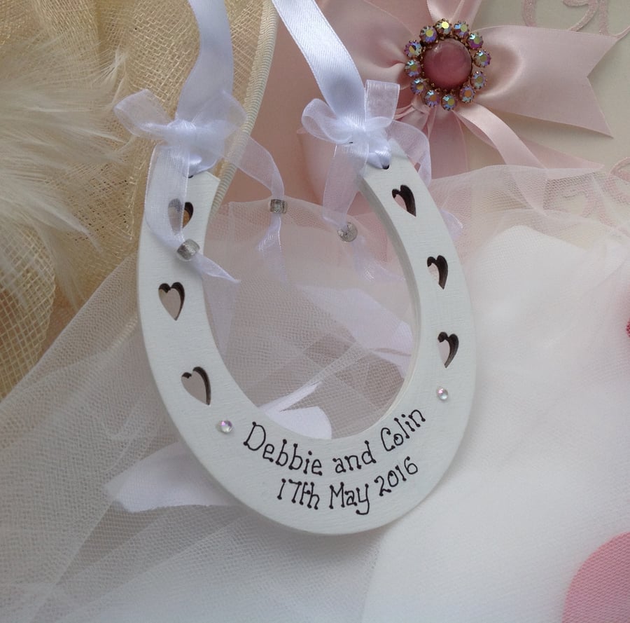 Personalised Wedding Horseshoe
