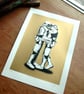 Star Wars Troopers Kiss Hand Pulled Limited Edition Screen Print - Image 2