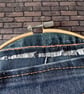 Handmade Denim Pocket Wall Hanging - Small - Image 5