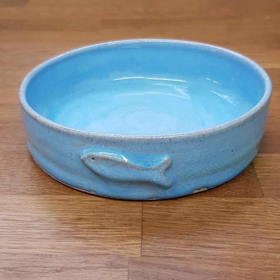 Cat Bowl, hand thrown ceramic