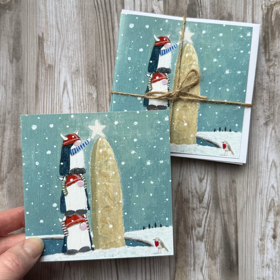 6 Mini Cards, Notecard set