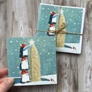 6 Mini Cards, Notecard set