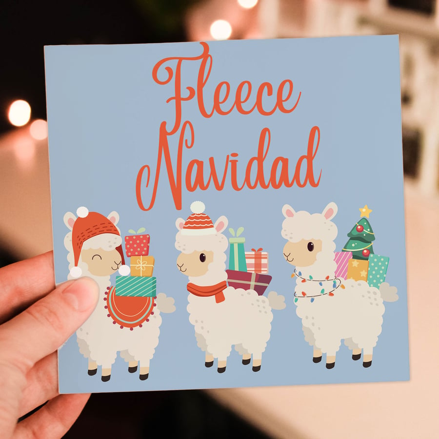 Christmas card: Fleece Navidad