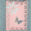 hand crafted daisy card ( ref F 449)