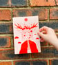 A5 Illustrated Print - 'Lady Wildflower' in Duochrome - Image 1