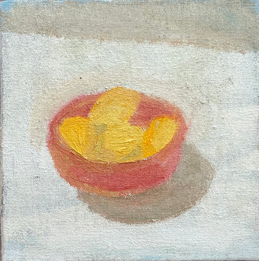 Small Framed Oil Painting on Linen, Bassenthwaite Lake District