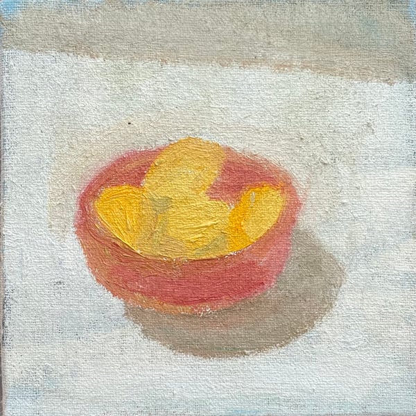 Small Framed Oil Painting on Linen, Bassenthwaite Lake District