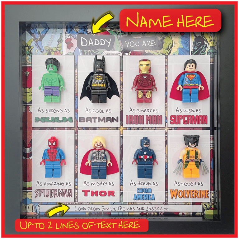 Superhero Gifts for Him and Her Personalised Superhero Birthday Christmas Gifts 