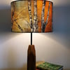Silver Birch Trees Drum Lampshade by Lily Greenwood - Medium - 30cm