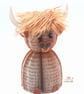 Highland Cow made from a book - Desk Buddy - Image 4