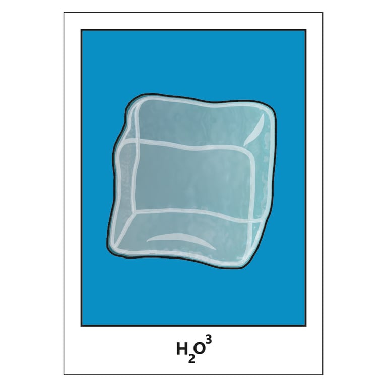 Ice-Cube Postcard