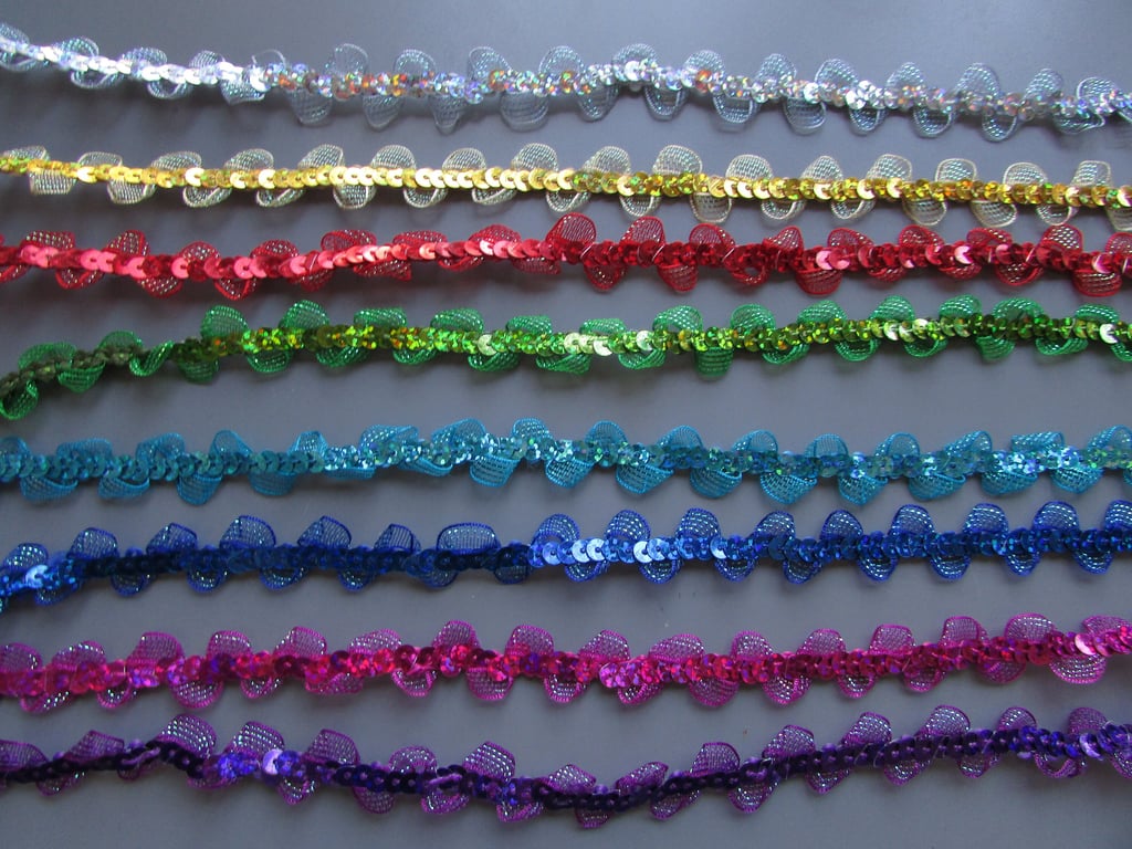Sequin Metallic 1.5cm Braid Trim Sold By The Metre