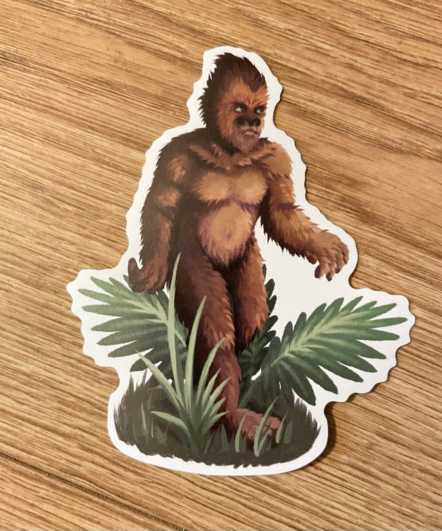 Creepy Creature 10cm by 10cm sticker 