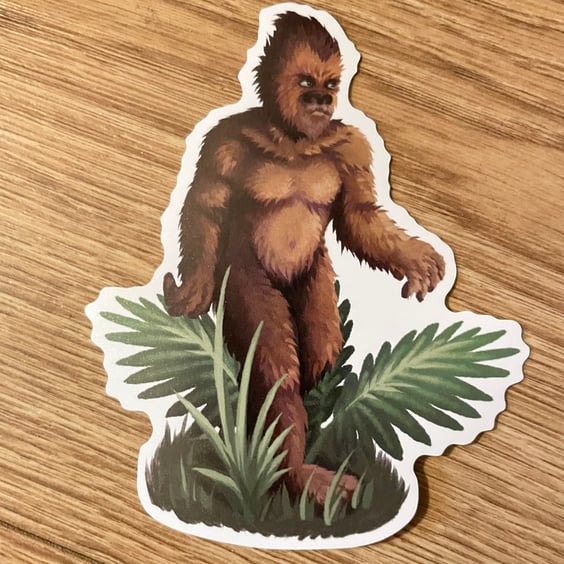 Creepy Creature 10cm by 10cm sticker 