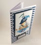 Handmade child's birthday card - pirate lion - Image 6