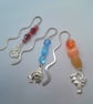 Beaded Silver Plated Bookmark With Silver Zodiac Sign Charm, Teacher's Gift - Image 1