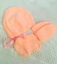 Baby's Knitted Bonnet Mittens and Booties Set for Baby, Baby Shower Gift - Image 5