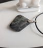 Handcrafted Stone Pendant with 44cm Rope Necklace - Image 2