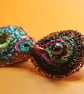 Double drop brooch - recycled  - Image 4