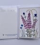 Wild Foxgloves Blank Greetings card - Hand Drawn and Painted in Watercolour - Image 6