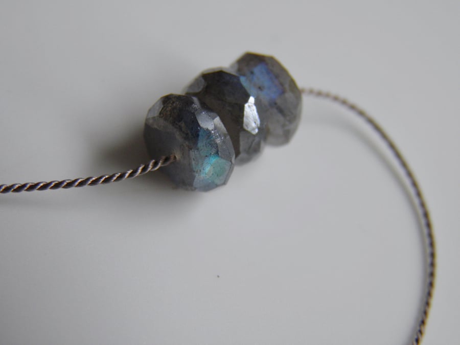 Labradorite Silk Necklace 