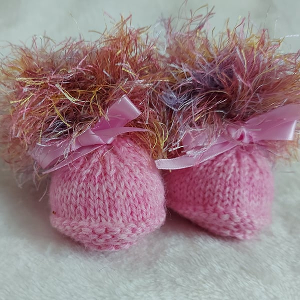 Baby Girls Booties size 0-3 months