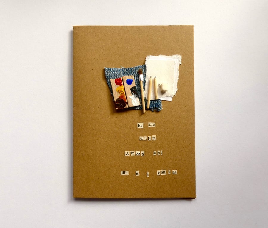 Artist's Desk Card - READY TO SHIP