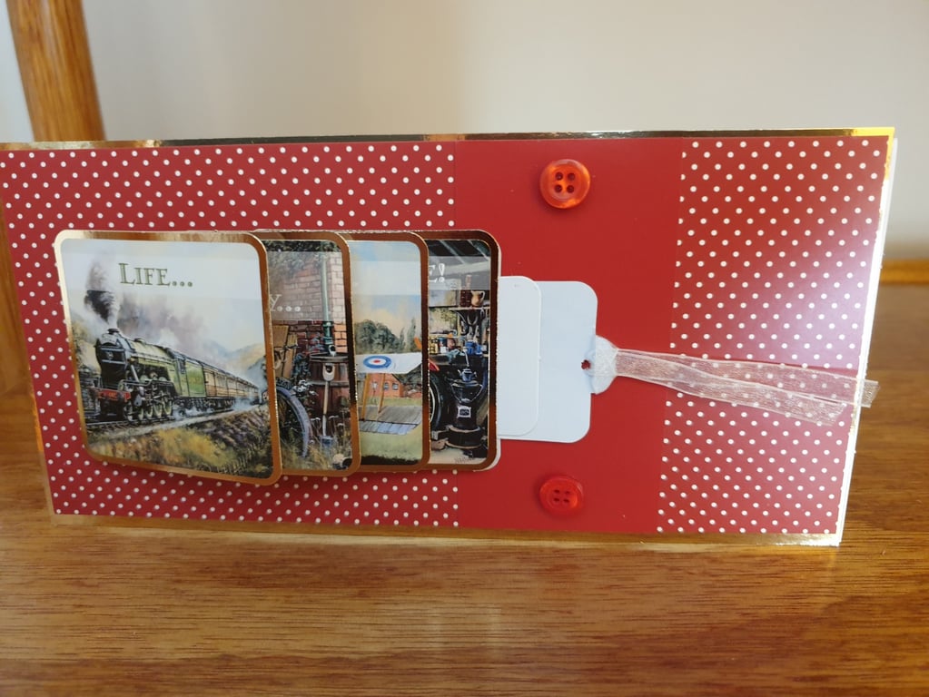 Waterfall men's card