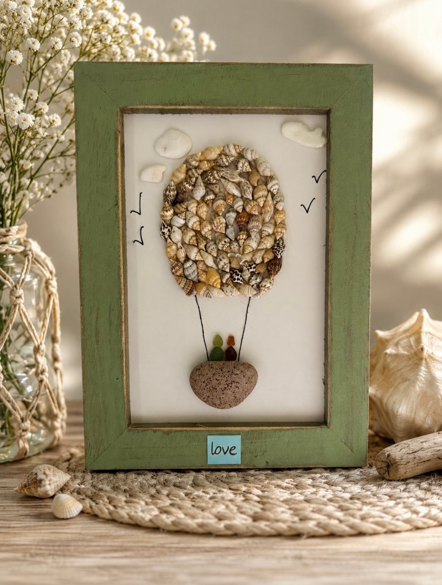 Conch shell hot air balloon