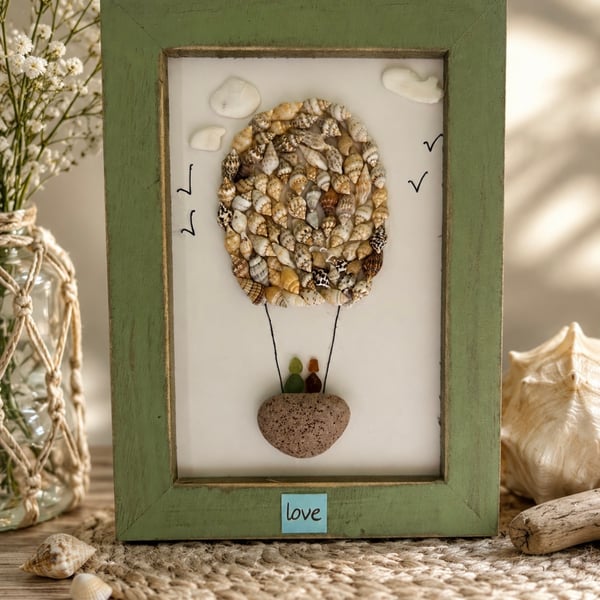 Conch shell hot air balloon