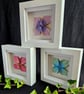 Set of three origami flowers in shadow box frames - Image 5
