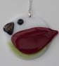 Circular Bird in Fused Glass - 6032C - Image 3