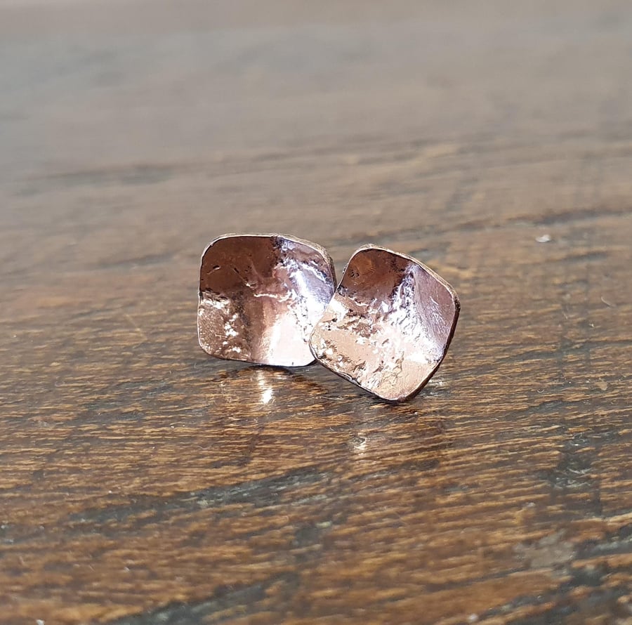 Copper earrings 