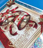 Extra Large Christmas Card, 21 x 29 cms x 8 x 11.50, Handmade - Image 2